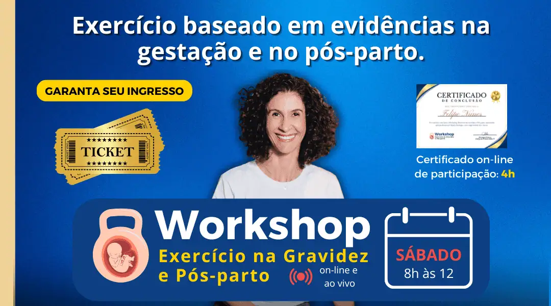 Workshop de Exercício na Gravidez e Pós-Parto