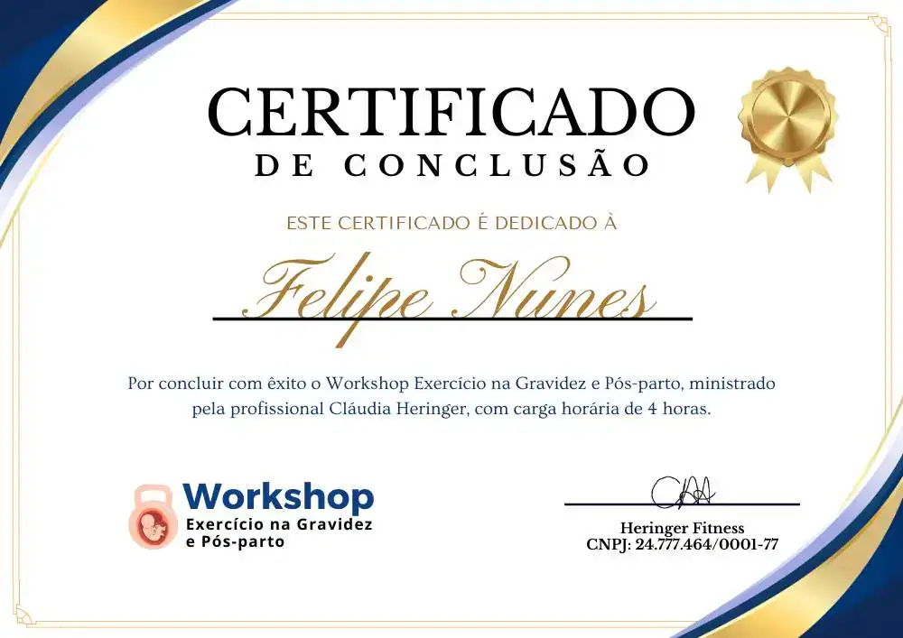 Modelo do certificado de 4 horas do Workshop
